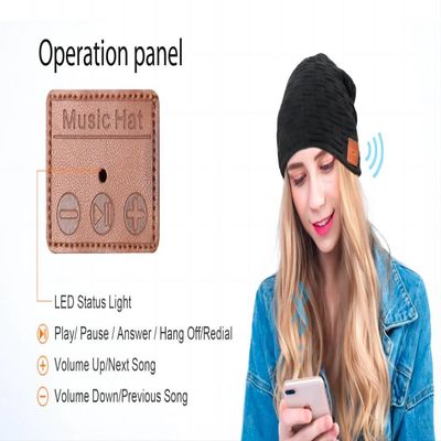 Viview Music Hat with bluetooth  bluetooth speaker Adjustable vioce hat stocking stuffers gifts for Women Men Teenage