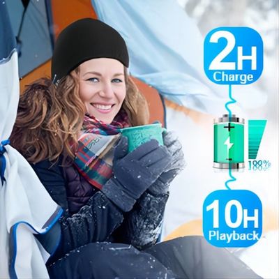 Viview Wireless speaker Beaine Hat,Stocking Stuffers Gifts for family,for Skiing ,Running