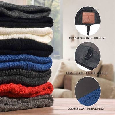 Skating Hiking Riding Bluetooth Beanie Hat Music Playing Hands Free Phone Calls