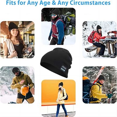 Viview Bluetooth Beanie Hat,Enjoy music&amp; hands-free phone talking,Stocking Stuffers Gifts for Marathon Sports,Camping