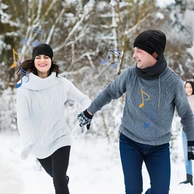 Beanie Hat with Bluetooth,Bluetooth Headphone to make phone calls&amp;play music for Jogging,Mountain Climbing,Canoe sport
