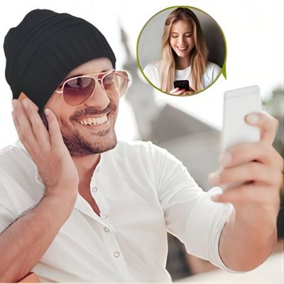Beanie Hat with Bluetooth,Bluetooth Headphone to make phone calls&amp;play music for Jogging,Mountain Climbing,Canoe sport