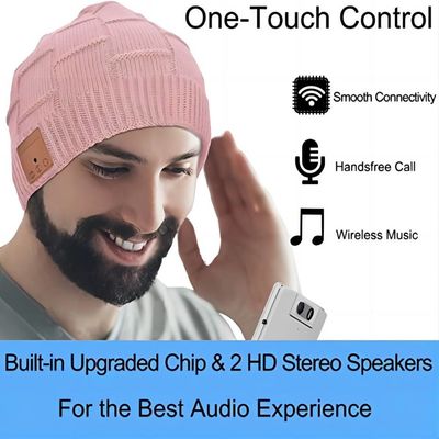 Music Beanie hat,Gifts for Men,Women,Teen boys,Teen Girl,Unique Tech Christmas Stocking Stuffer Mens Womens Him