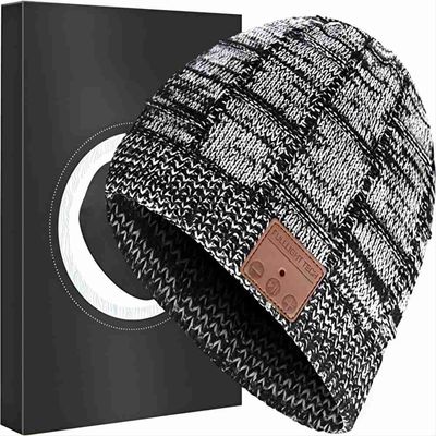Knit Winter Cap Wireless Smart Beanie Headset 24hour Play Time HD Stereo Speaker