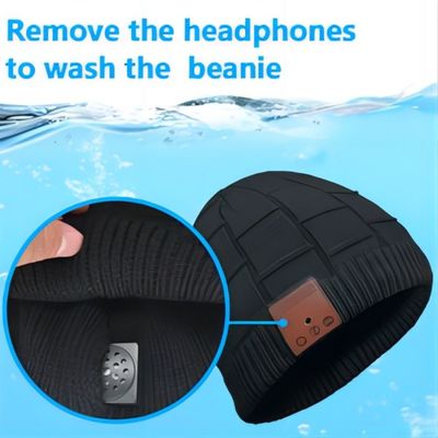 Men Bluetooth Beanie Hat Women Beanie Hat Black For Winter Competition Activities