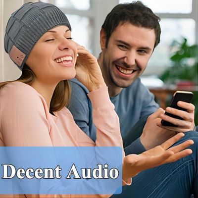 Men Women Bluetooth Beanie Hat Headphone Music Hat Winter Knit Cap