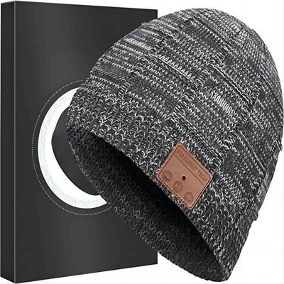 Bluetooth Wireless Beanie Hat Knit Music Hat For Cycling, Figure Skating, Hiking