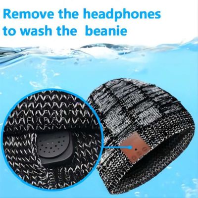 Winter, Hiking, Climbing, Jogging Bluetooth Beanie Hat With Wireless Headset BT5.0