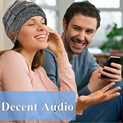 Winter, Hiking, Climbing, Jogging Bluetooth Beanie Hat With Wireless Headset BT5.0
