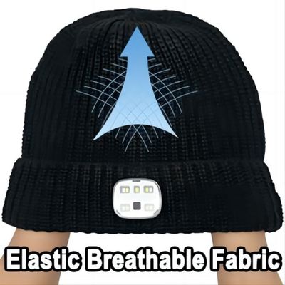 LED Bluetooth Beanie With headlamp,Unisex USB Rechargable hands free headlights  Women Men Gifts for Dad Him Husband