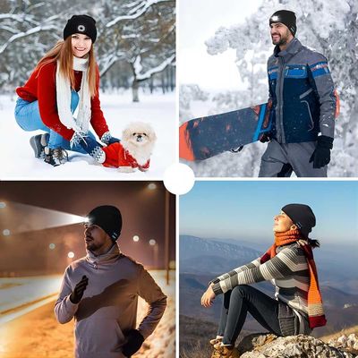 2K FHD Video Hat with bluetooth,Playing music Video recording Hands-free for Phone callings in Winter Activities