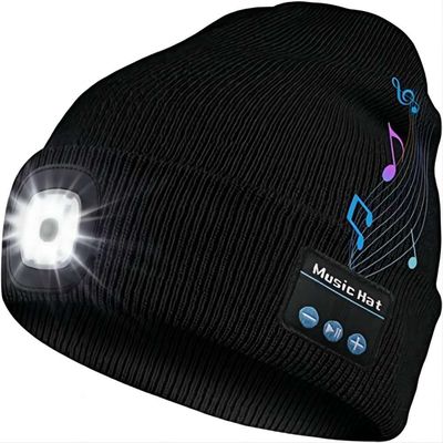 2K FHD Video Hat with bluetooth,Playing music Video recording Hands-free for Phone callings in Winter Activities