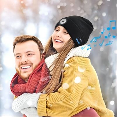 Recording Video Bluetooth Headphones Hat With Headflashlight Night Vision Loop Recording