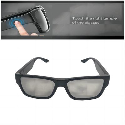 1080P Touch Switch Video Recording Safety Glasses With Remote Controller