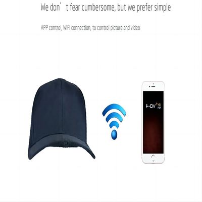 Live Streaming WiFi Camera Hat 2K Action Camera Connect With Hotspot/ Wireless Router