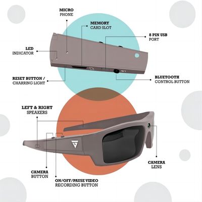 Video Recording Bluetooth Video Sunglasses